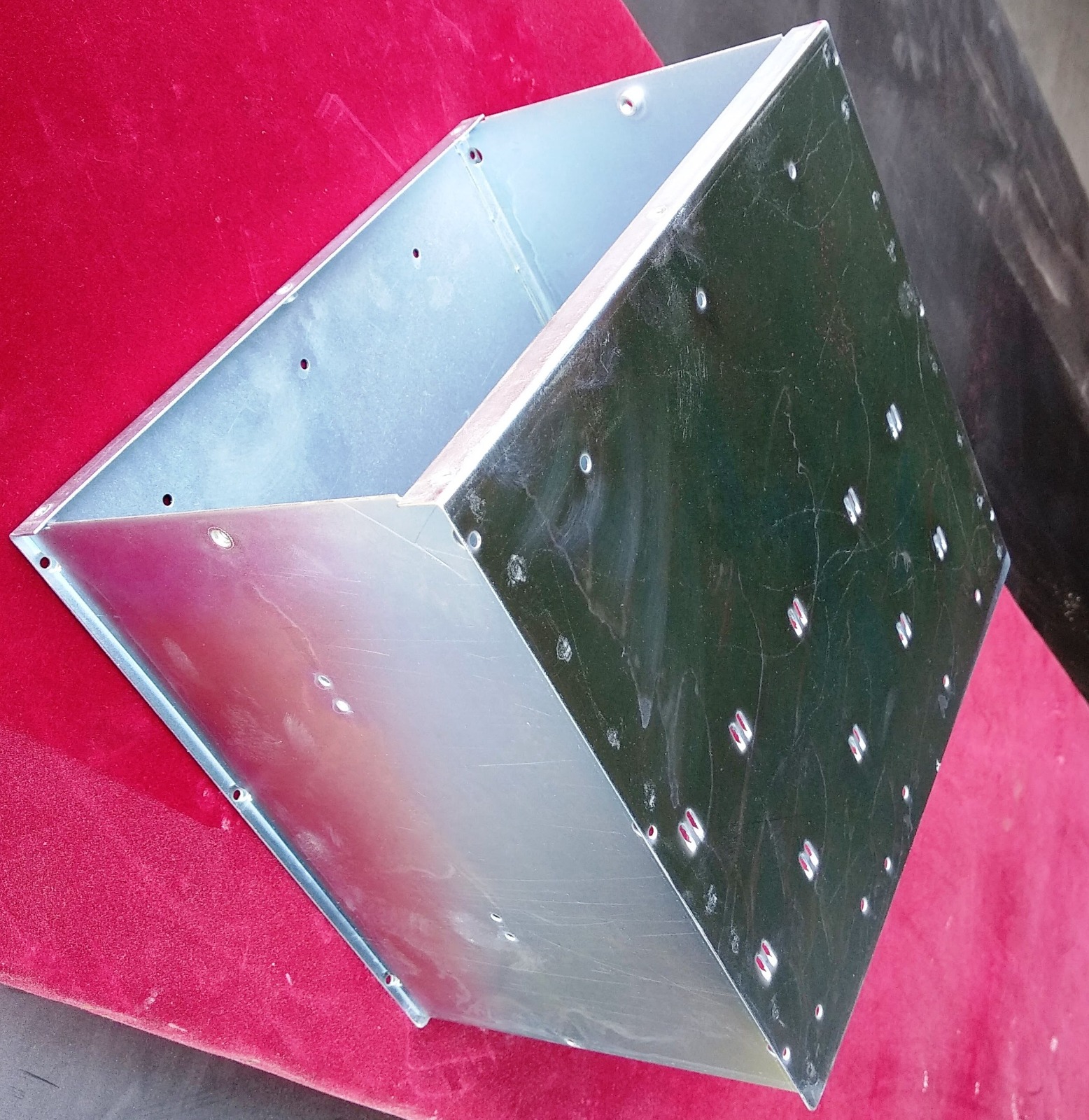 Industrial Fabricated Galvanized Hopper Unit